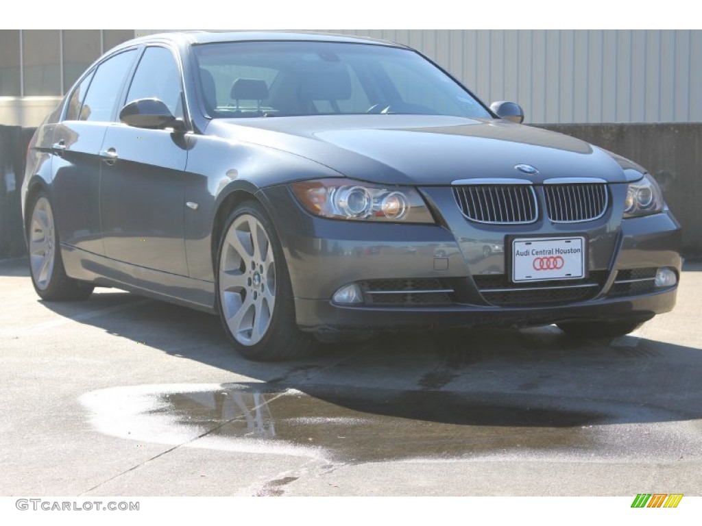 2008 3 Series 335i Sedan - Sparkling Graphite Metallic / Gray photo #1