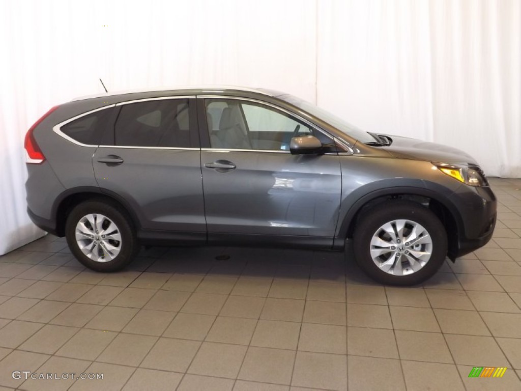 2014 CR-V EX-L - Polished Metal Metallic / Gray photo #5
