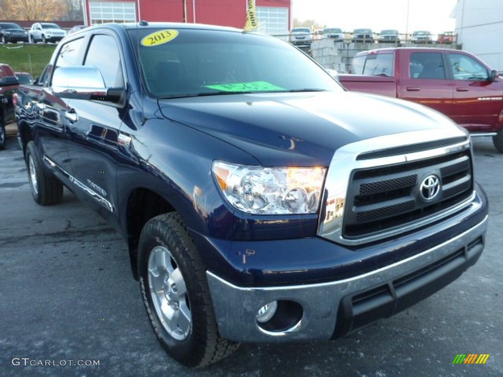 2013 Tundra SR5 TRD CrewMax 4x4 - Nautical Blue Metallic / Graphite photo #8