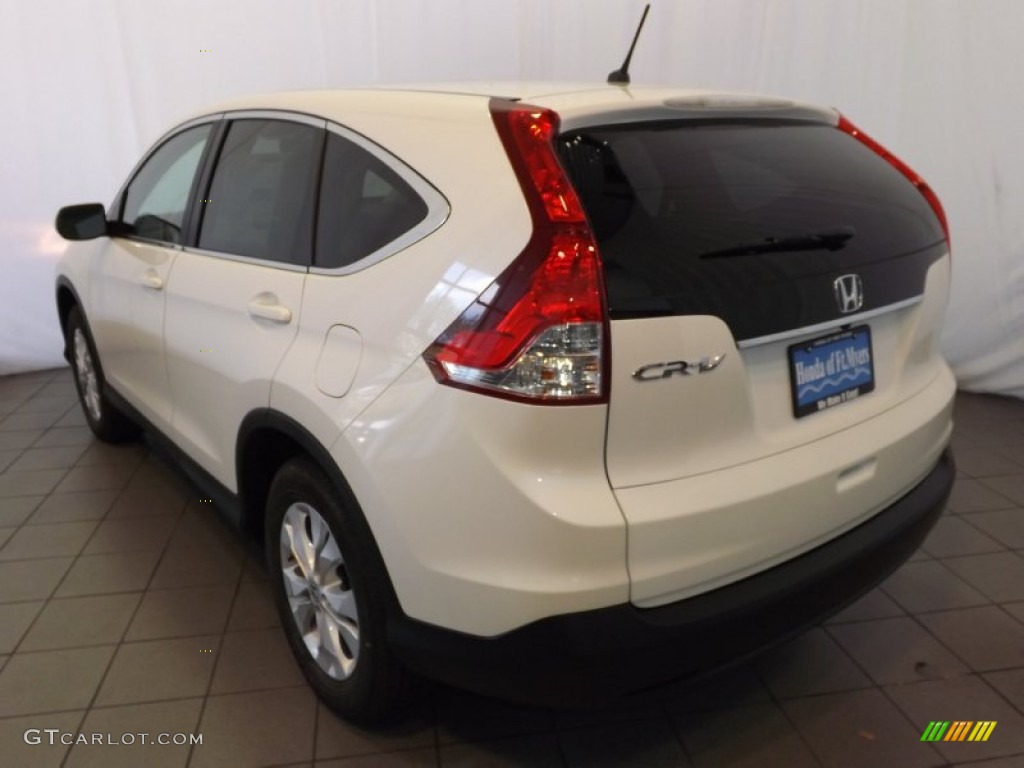 2014 CR-V EX - White Diamond Pearl / Beige photo #6