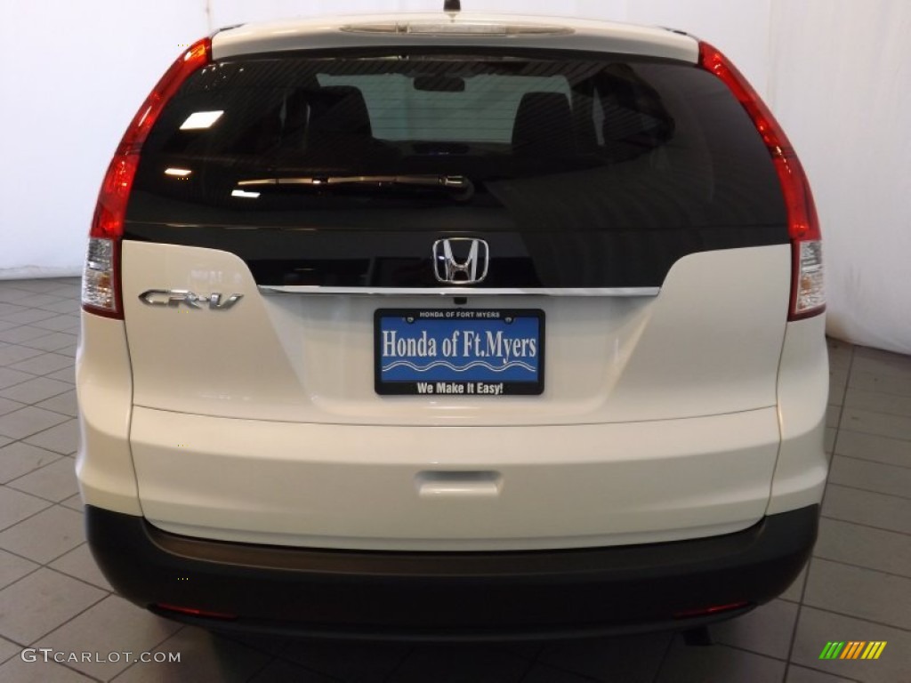 2014 CR-V EX - White Diamond Pearl / Beige photo #7