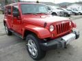 Flame Red - Wrangler Unlimited Sahara 4x4 Photo No. 9