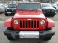 Flame Red - Wrangler Unlimited Sahara 4x4 Photo No. 10