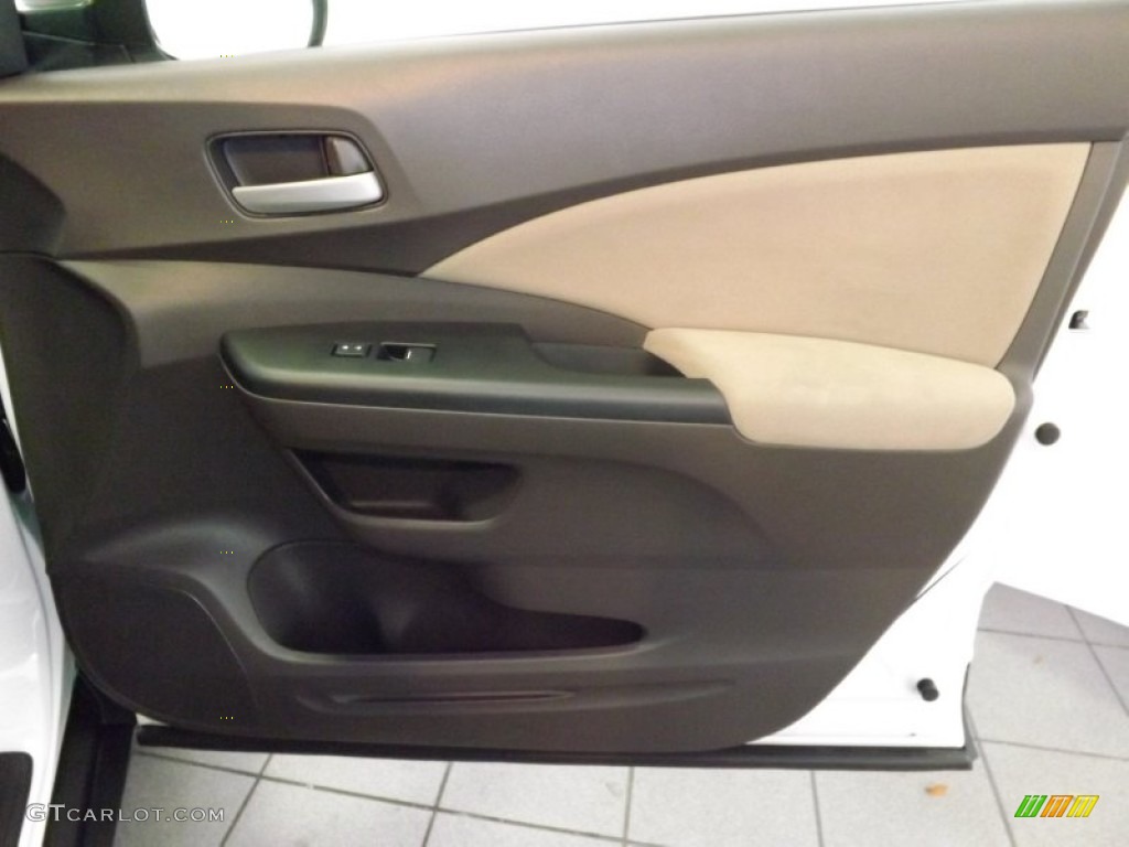 2014 CR-V EX - White Diamond Pearl / Beige photo #30