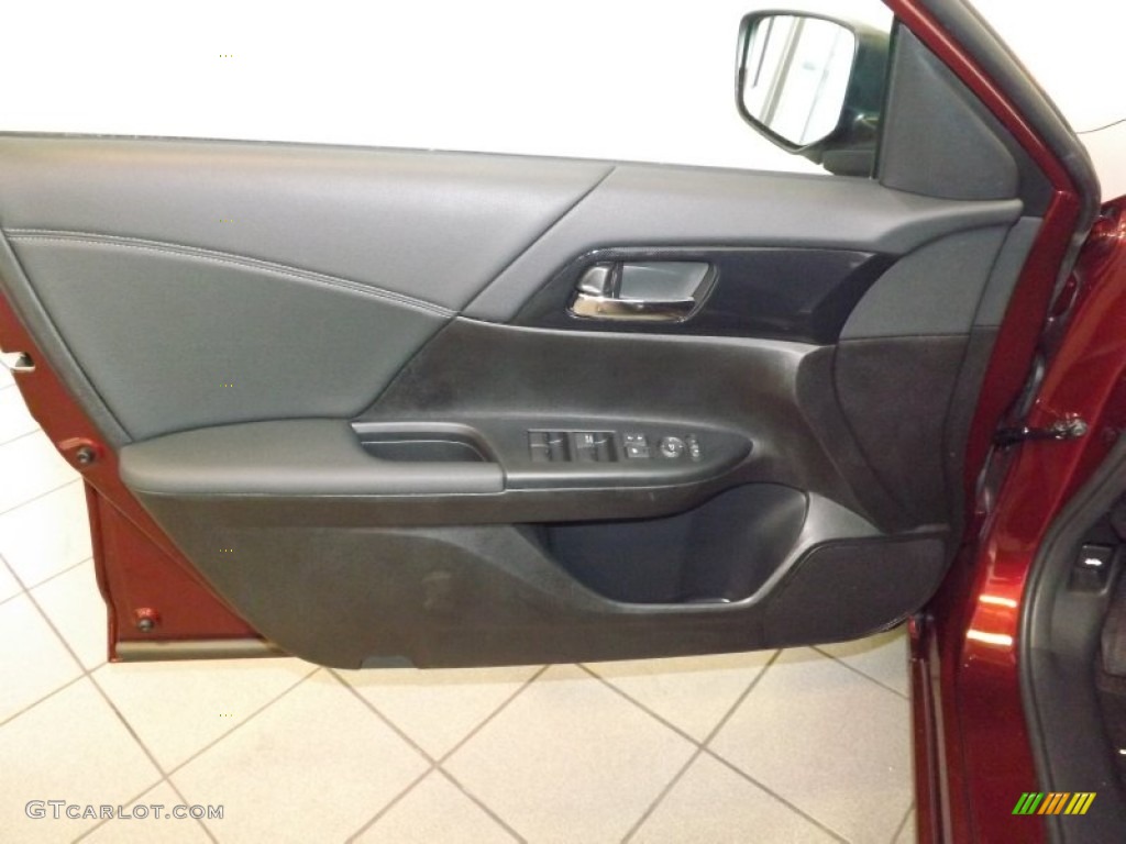 2014 Accord Sport Sedan - Basque Red Pearl II / Black photo #10