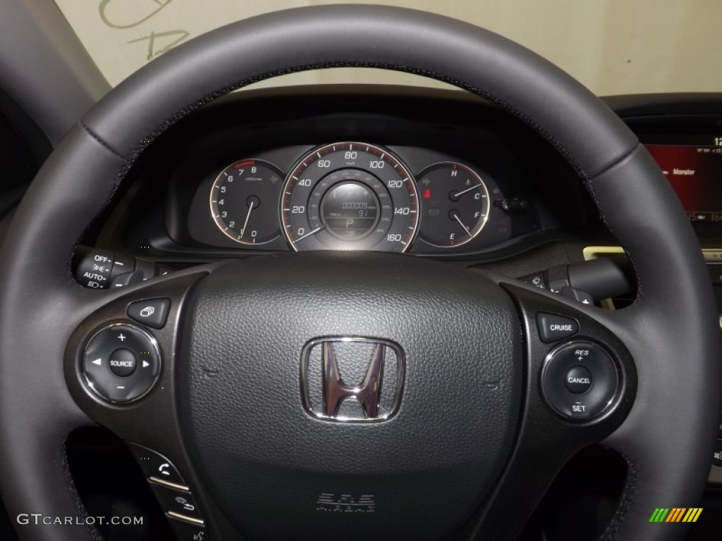 2014 Accord Sport Sedan - Basque Red Pearl II / Black photo #20
