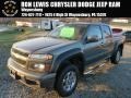 2011 Steel Green Metallic Chevrolet Colorado LT Crew Cab 4x4  photo #1