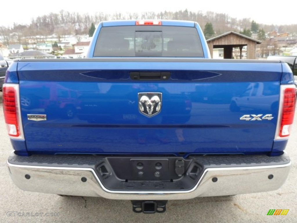 2014 2500 Laramie Crew Cab 4x4 - True Blue Pearl Coat / Black photo #4