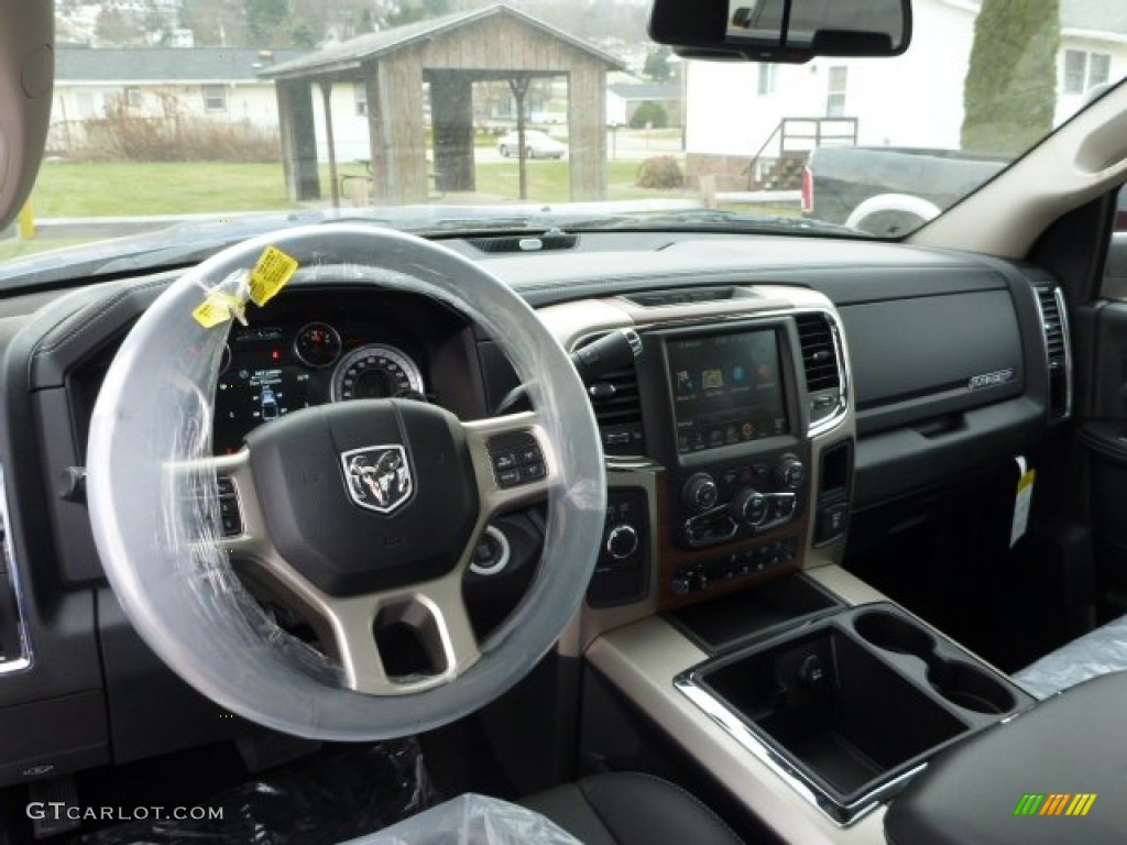 2014 2500 Laramie Crew Cab 4x4 - True Blue Pearl Coat / Black photo #12