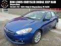 2014 Blue Streak Pearl Coat Dodge Dart Limited  photo #1