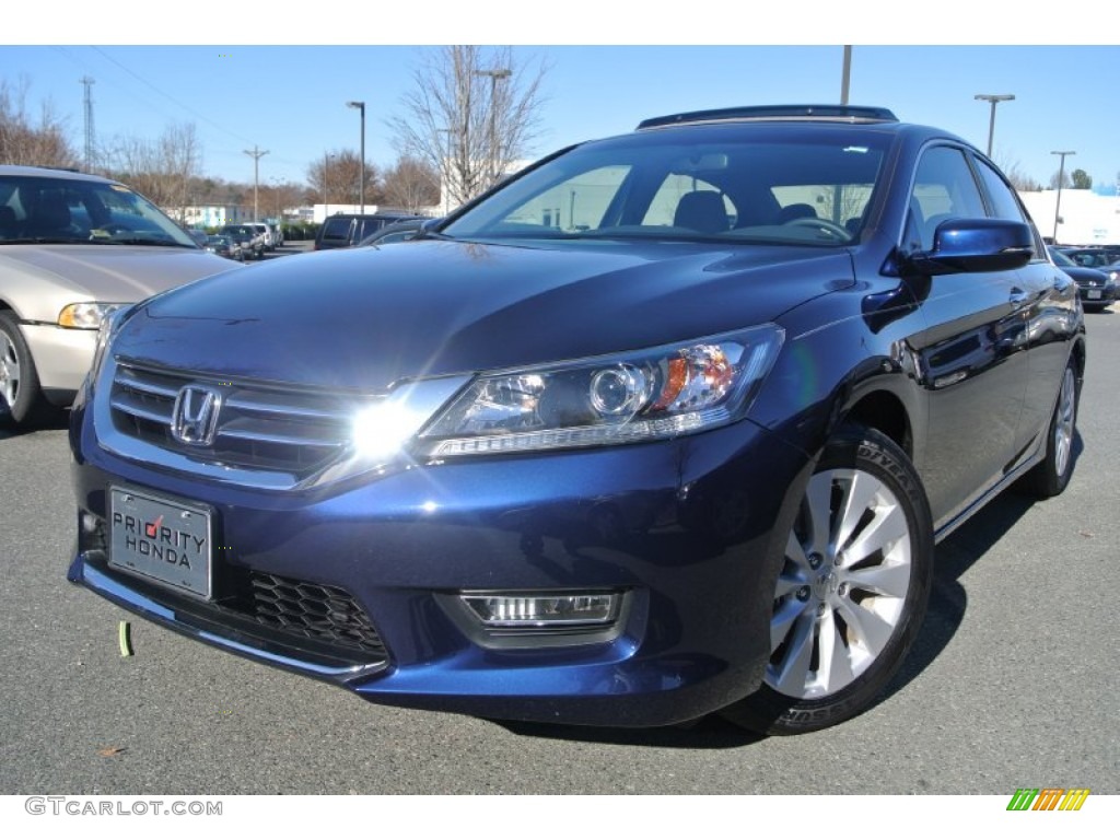 2013 Accord EX Sedan - Still Night Pearl / Gray photo #1