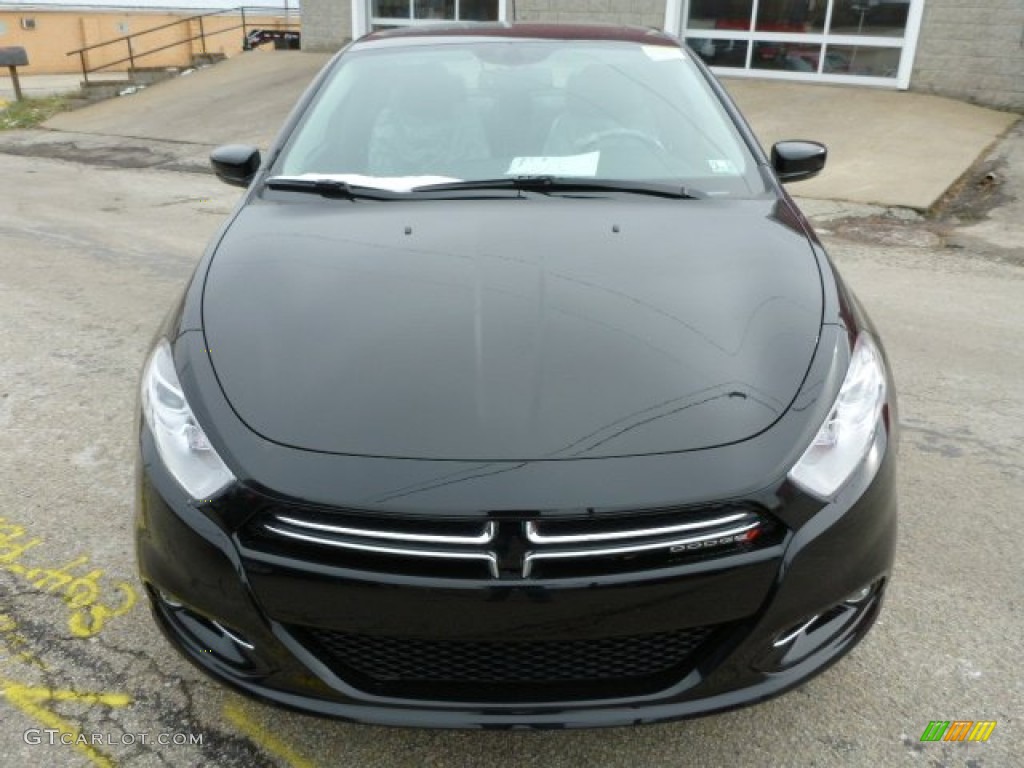 Pitch Black 2014 Dodge Dart Limited Exterior Photo #88400700
