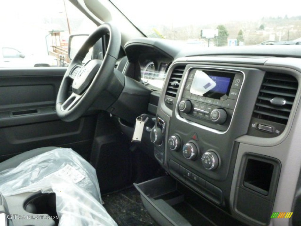 2014 1500 Tradesman Quad Cab 4x4 - Bright Silver Metallic / Black/Diesel Gray photo #6