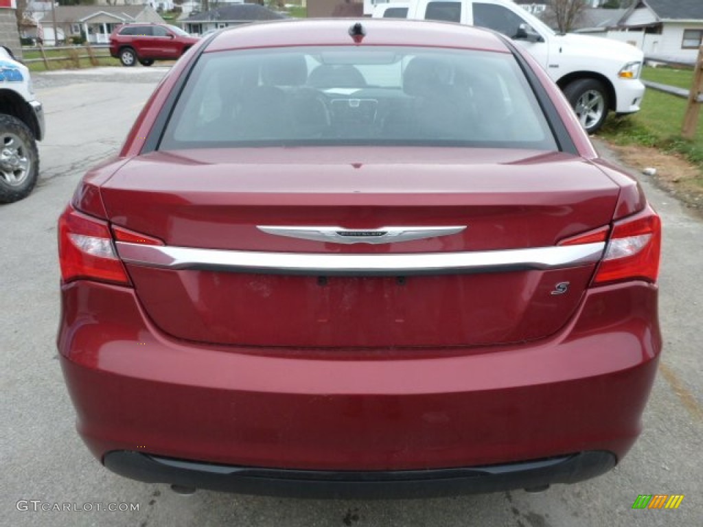 2014 200 Touring Sedan - Deep Cherry Red Crystal Pearl / Black photo #3