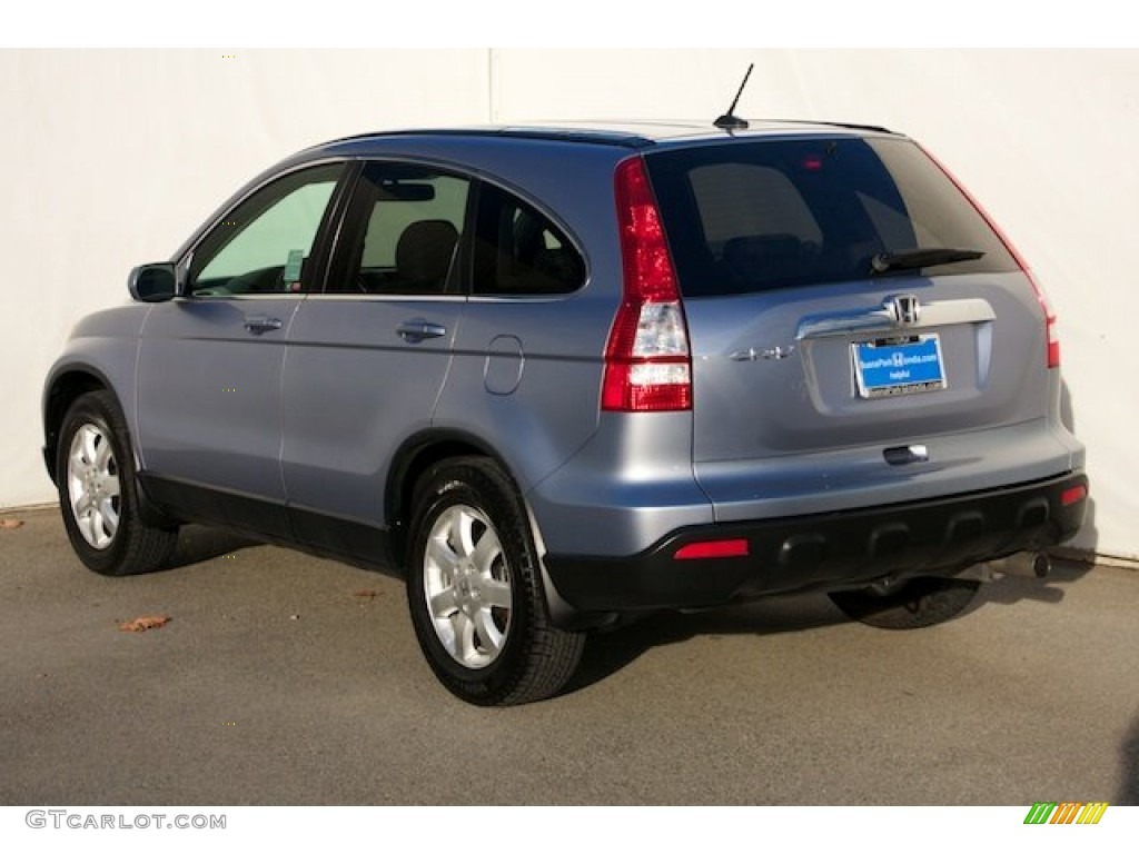 2007 CR-V EX-L - Glacier Blue Metallic / Gray photo #2