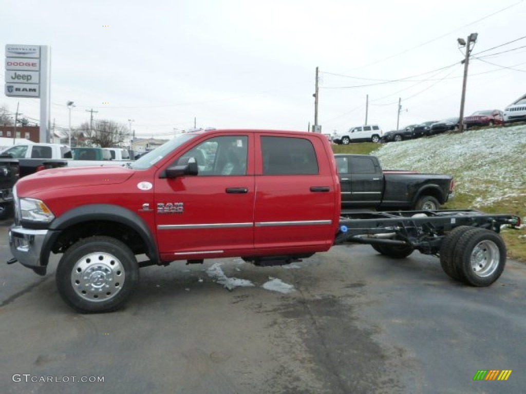Flame Red 2014 Ram 5500 SLT Crew Cab 4x4 Chassis Exterior Photo #88403691
