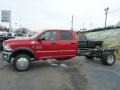  2014 5500 SLT Crew Cab 4x4 Chassis Flame Red