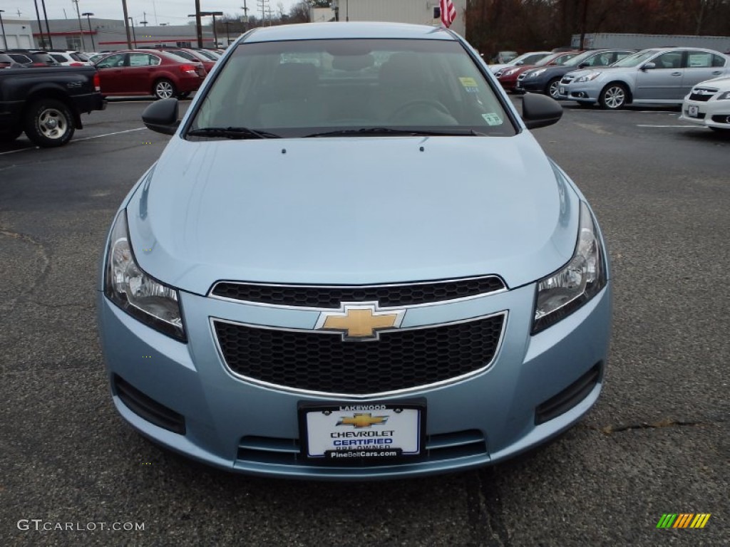 2012 Cruze LS - Ice Blue Metallic / Jet Black/Medium Titanium photo #2