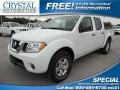 2013 Glacier White Nissan Frontier SV V6 Crew Cab  photo #1