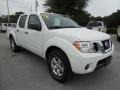 2013 Glacier White Nissan Frontier SV V6 Crew Cab  photo #10