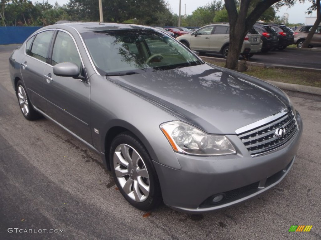 2006 M 35 Sedan - Umbria Gray Metallic / Wheat photo #1