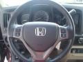 2009 Honda Ridgeline Beige Interior Steering Wheel Photo
