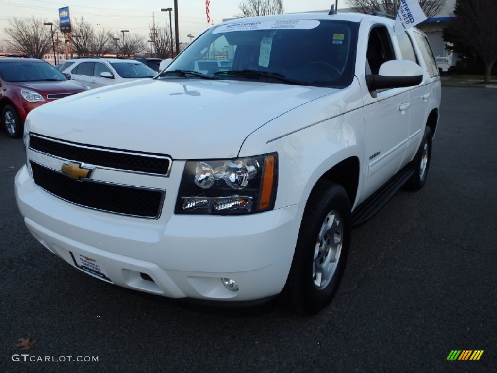 2013 Tahoe LT 4x4 - Summit White / Ebony photo #1