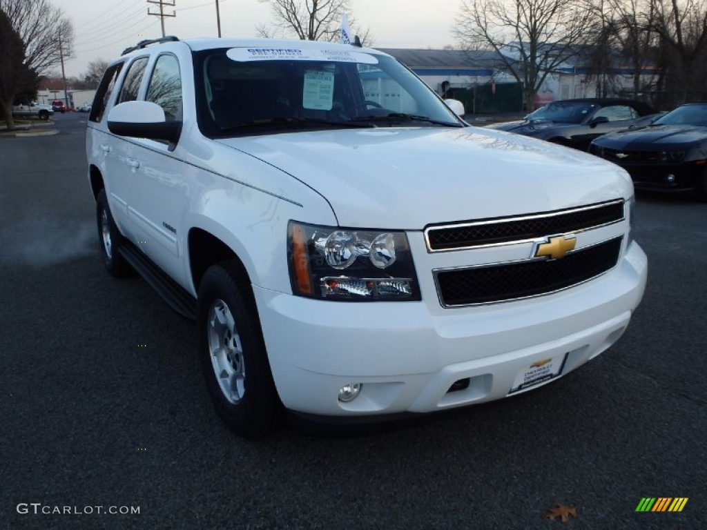 2013 Tahoe LT 4x4 - Summit White / Ebony photo #3