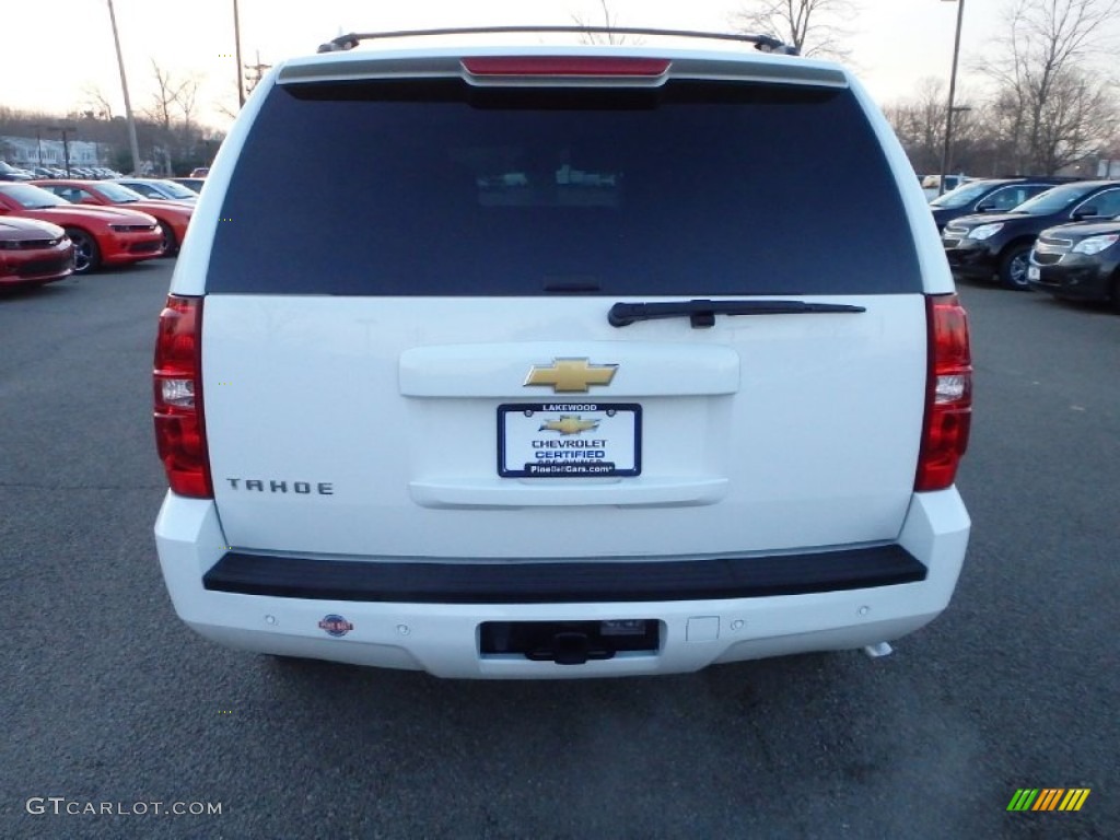 2013 Tahoe LT 4x4 - Summit White / Ebony photo #8
