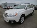 2014 Satin White Pearl Subaru Outback 3.6R Limited  photo #3