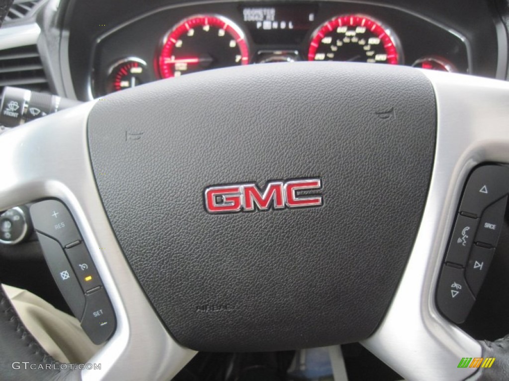 2013 Acadia SLT AWD - White Diamond Tricoat / Ebony photo #18