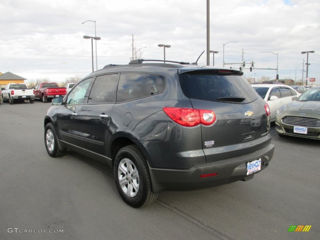 2011 Traverse LS AWD - Cyber Gray Metallic / Dark Gray/Light Gray photo #3