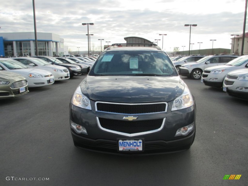 2011 Traverse LS AWD - Cyber Gray Metallic / Dark Gray/Light Gray photo #6