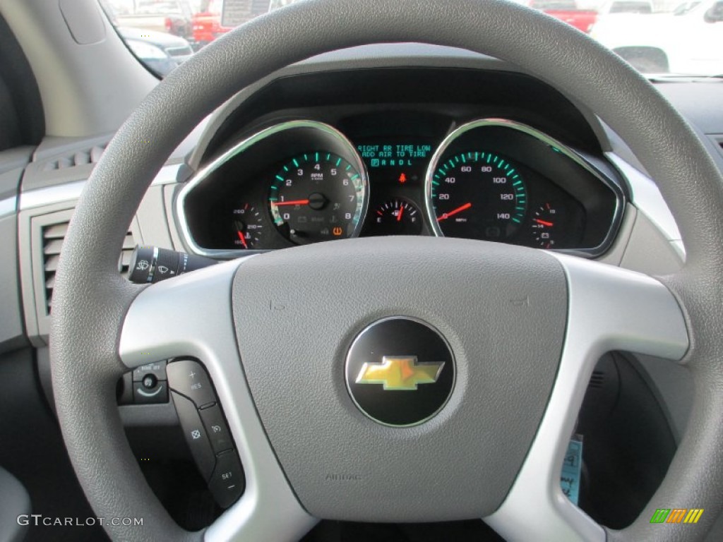 2011 Traverse LS AWD - Cyber Gray Metallic / Dark Gray/Light Gray photo #12