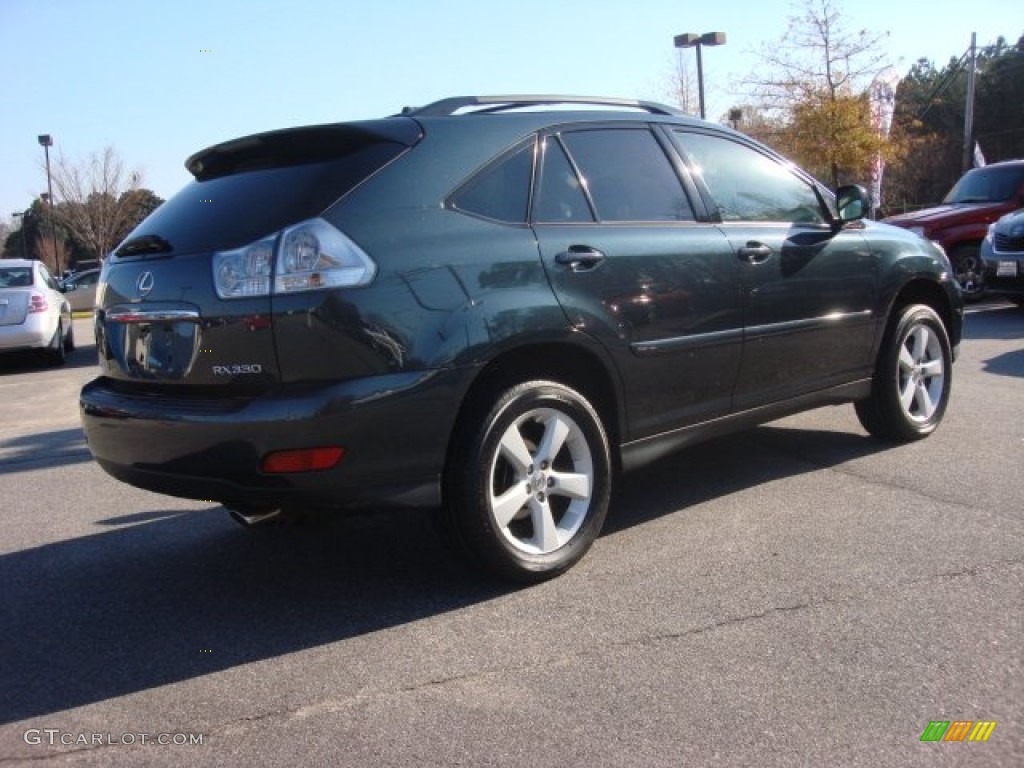 2005 RX 330 AWD - Black Forest Green Pearl / Ivory photo #6