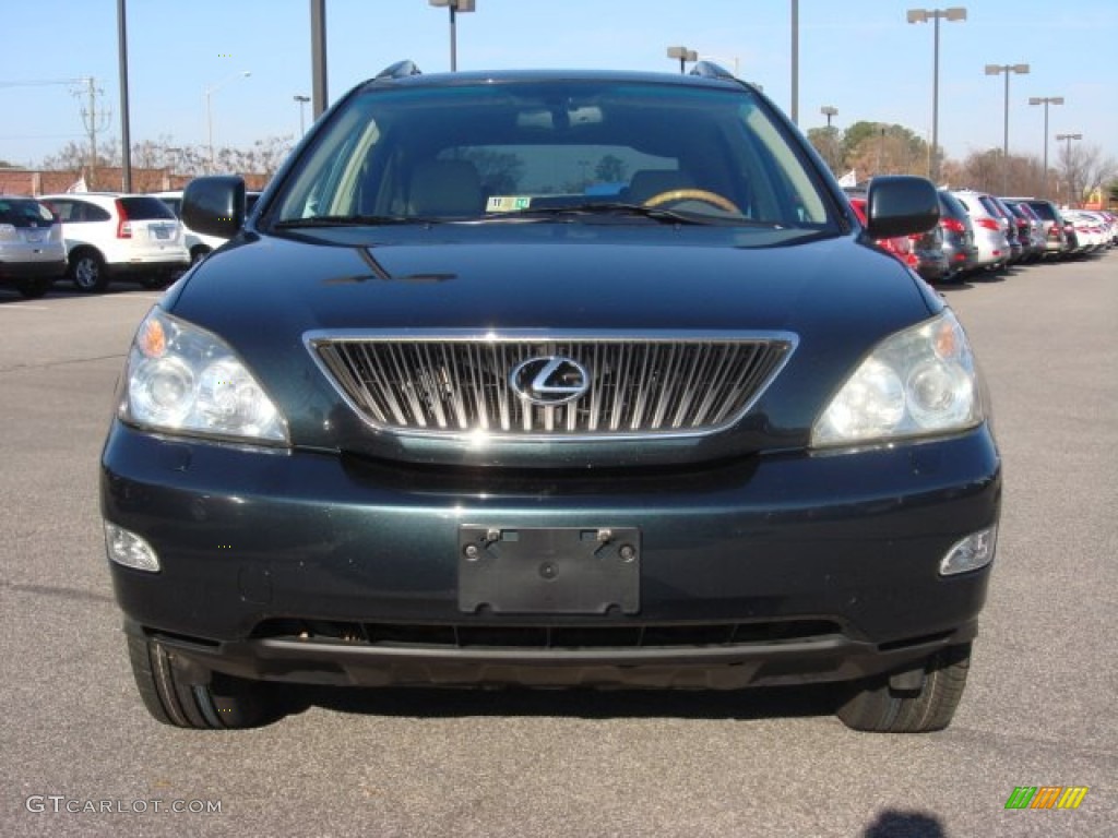 2005 RX 330 AWD - Black Forest Green Pearl / Ivory photo #10