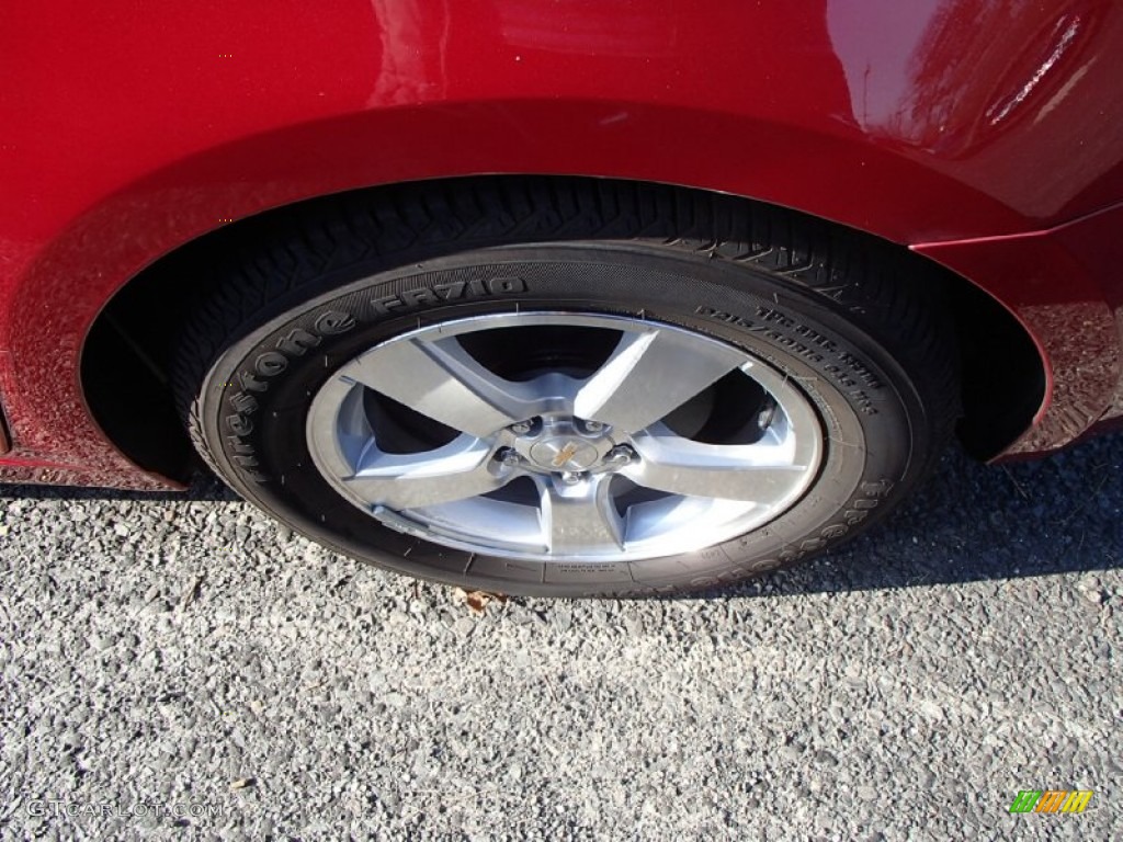 2014 Cruze LT - Crystal Red Tintcoat / Jet Black photo #3