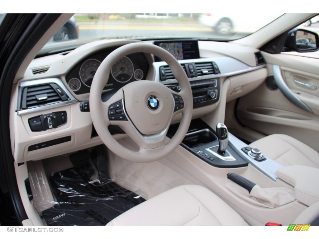 Oyster Interior 2013 BMW 3 Series 335i xDrive Sedan Photo #88412694