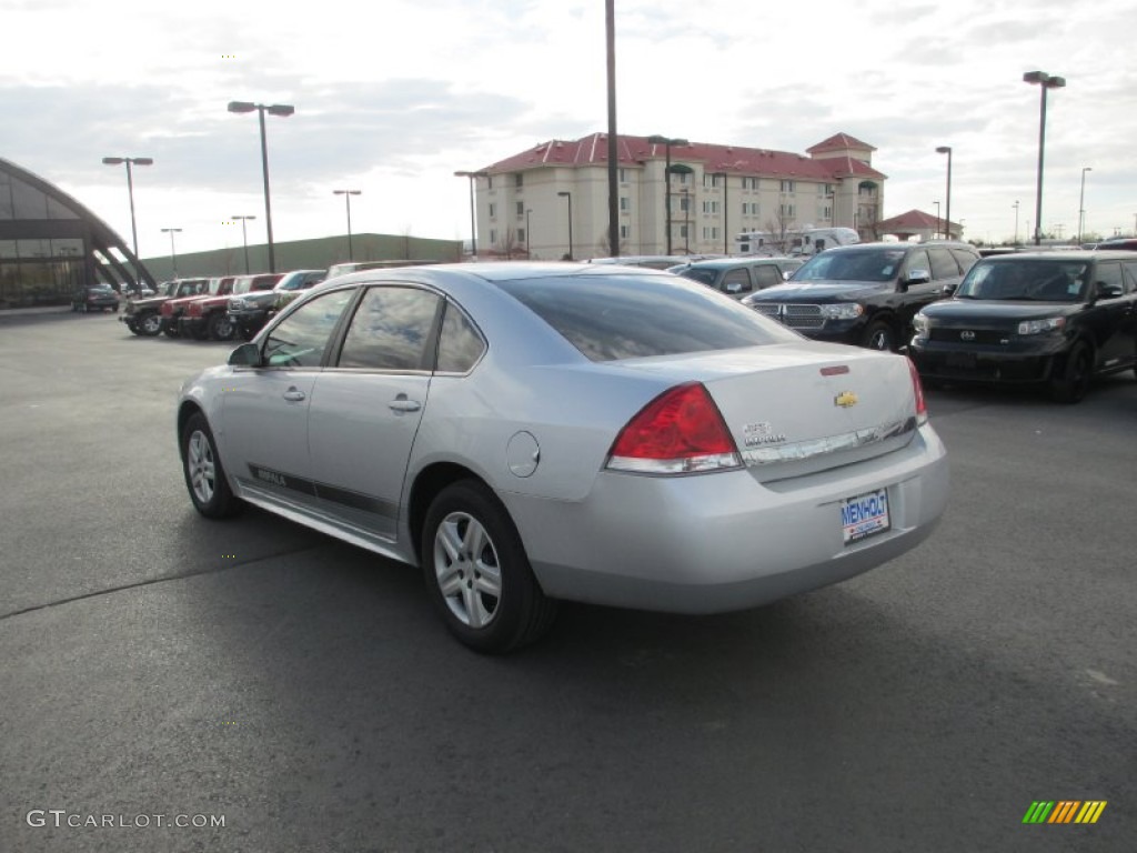 2010 Impala LS - Silver Ice Metallic / Ebony photo #4
