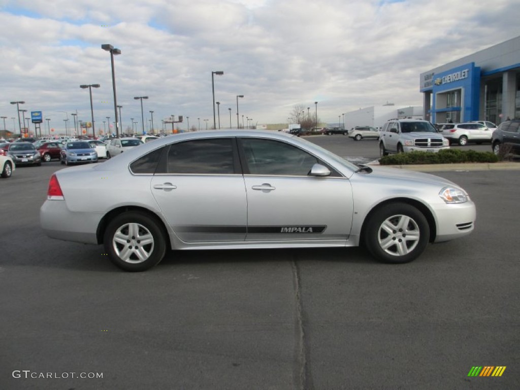 2010 Impala LS - Silver Ice Metallic / Ebony photo #7