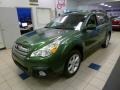 2014 Cypress Green Pearl Subaru Outback 2.5i Premium  photo #3