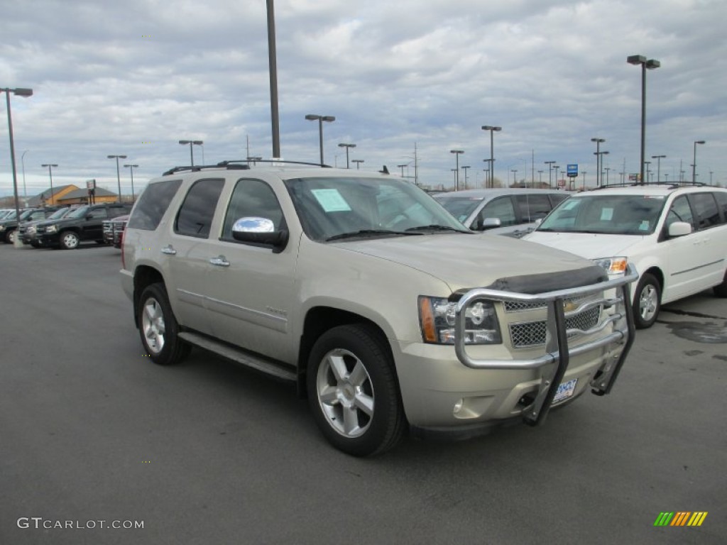 2011 Tahoe LTZ 4x4 - Gold Mist Metallic / Ebony photo #1