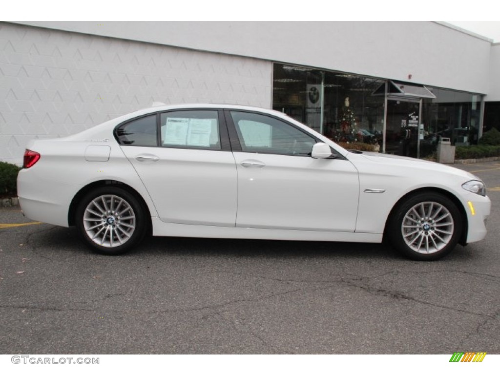 Alpine White 2013 BMW 5 Series ActiveHybrid 5 Exterior Photo #88413264