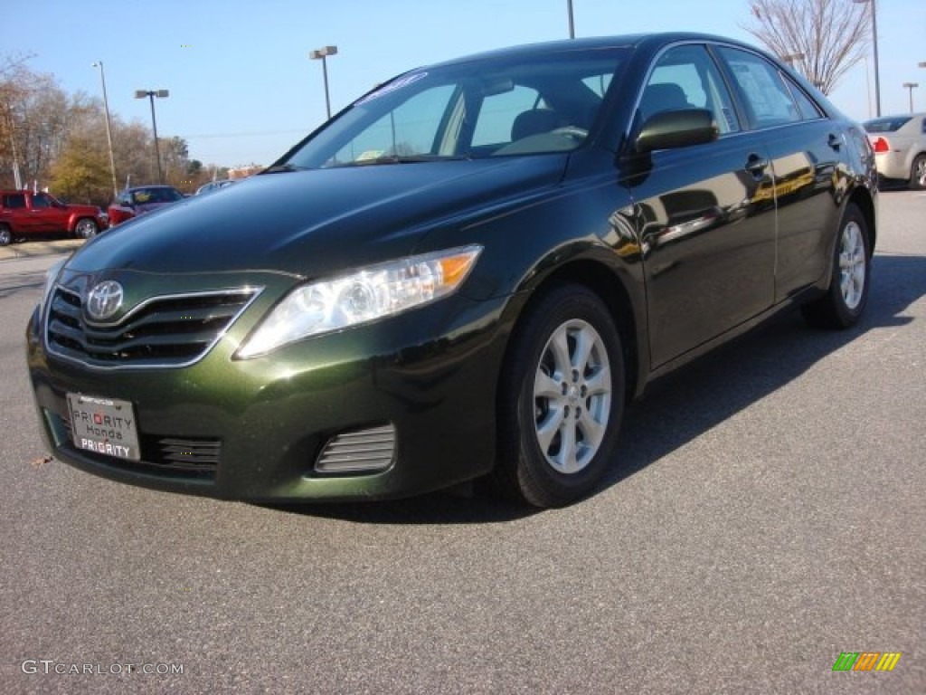 2011 Camry LE - Spruce Green Mica / Ash photo #1