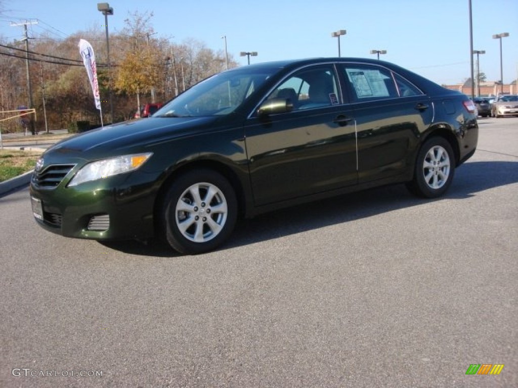 2011 Camry LE - Spruce Green Mica / Ash photo #2