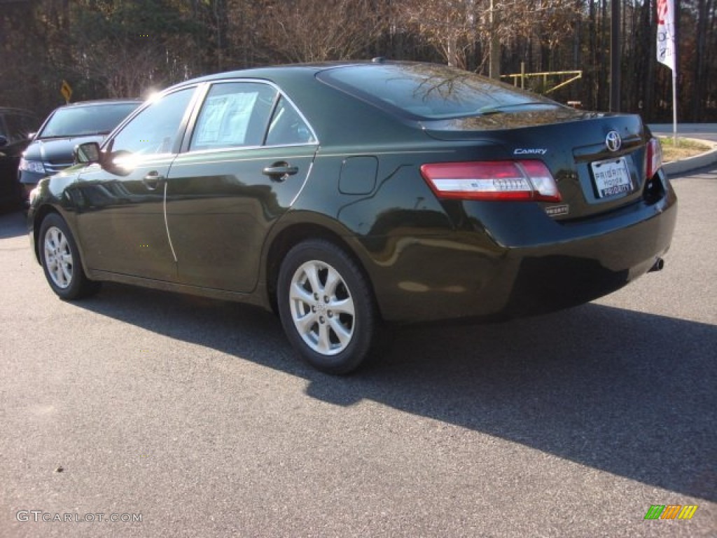 2011 Camry LE - Spruce Green Mica / Ash photo #4