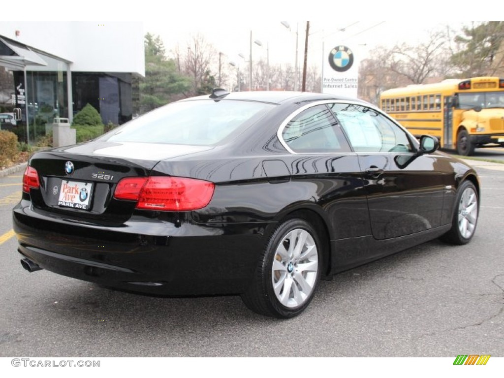 2013 3 Series 328i xDrive Coupe - Jet Black / Black photo #3