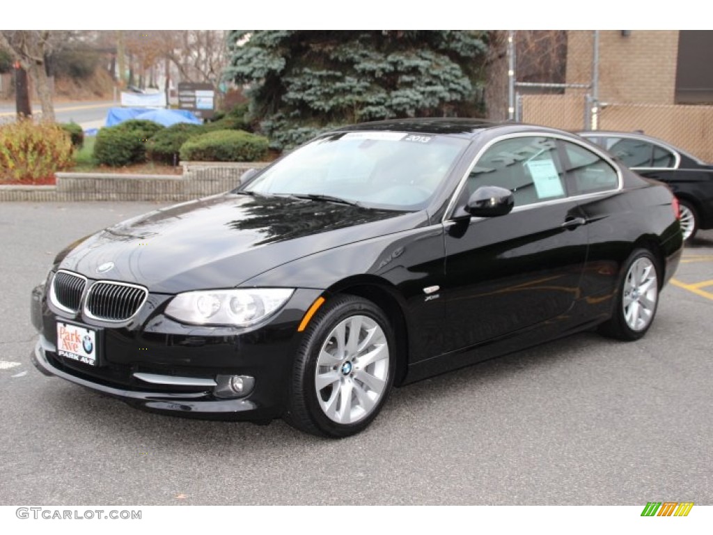 2013 3 Series 328i xDrive Coupe - Jet Black / Black photo #6