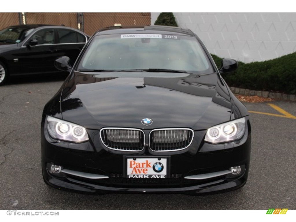 2013 3 Series 328i xDrive Coupe - Jet Black / Black photo #7