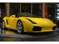 Giallo Halys (Yellow) 2008 Lamborghini Gallardo Spyder Exterior
